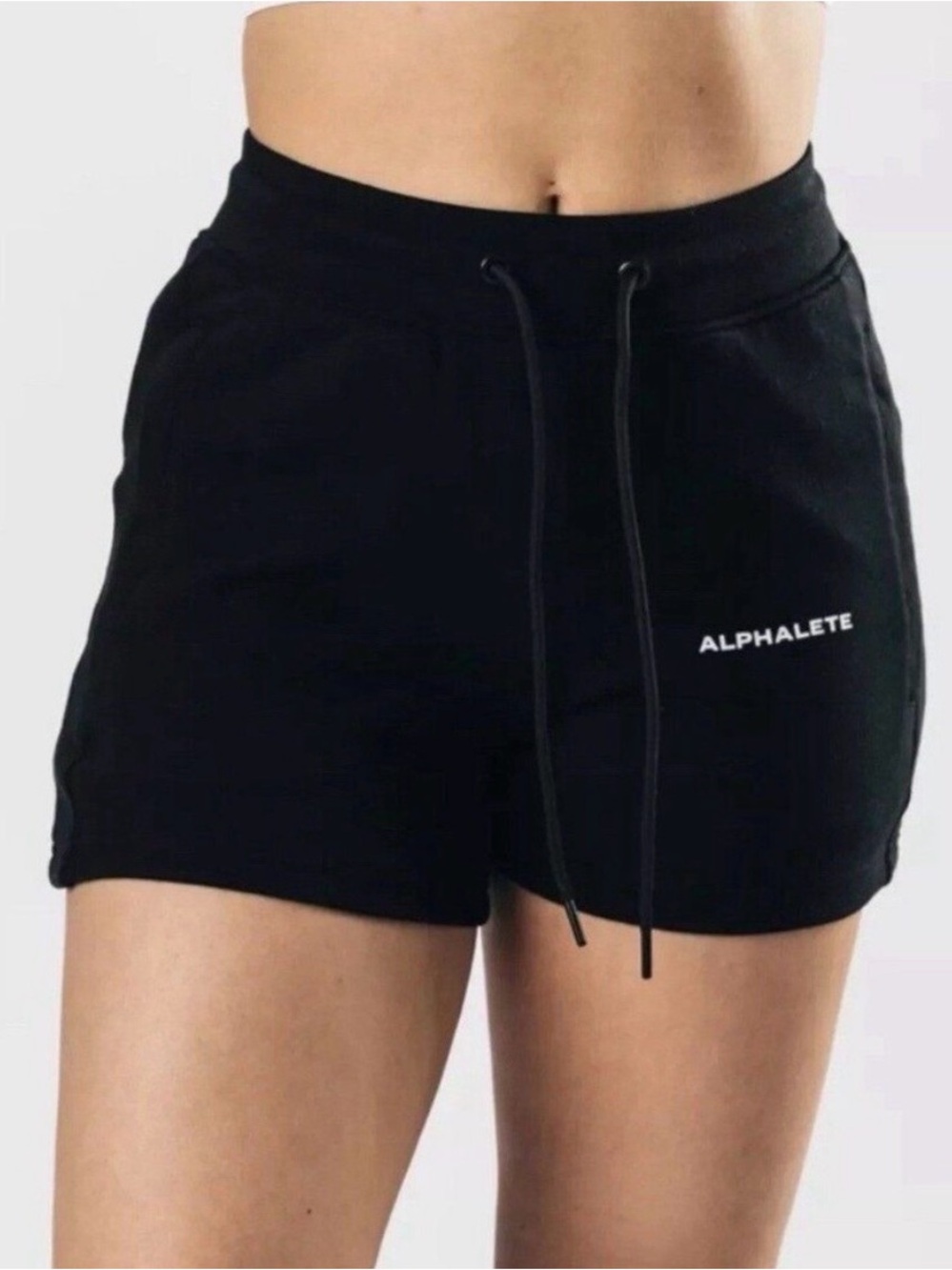 Alphalete NWT Women’s Core Sweat Shorts Black Size Medium